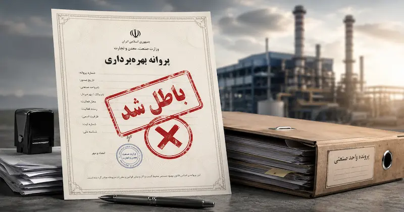 ابطال پروانه بهره برداری