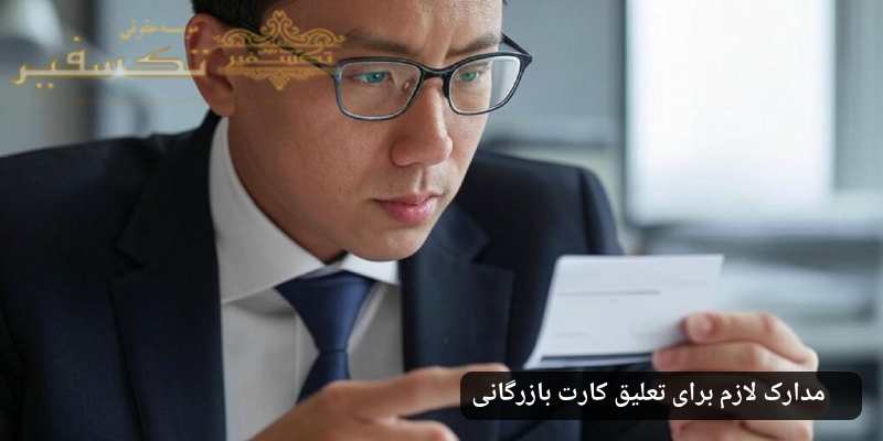 مدارک لازم برای تعلیق کارت بازرگانی چیست