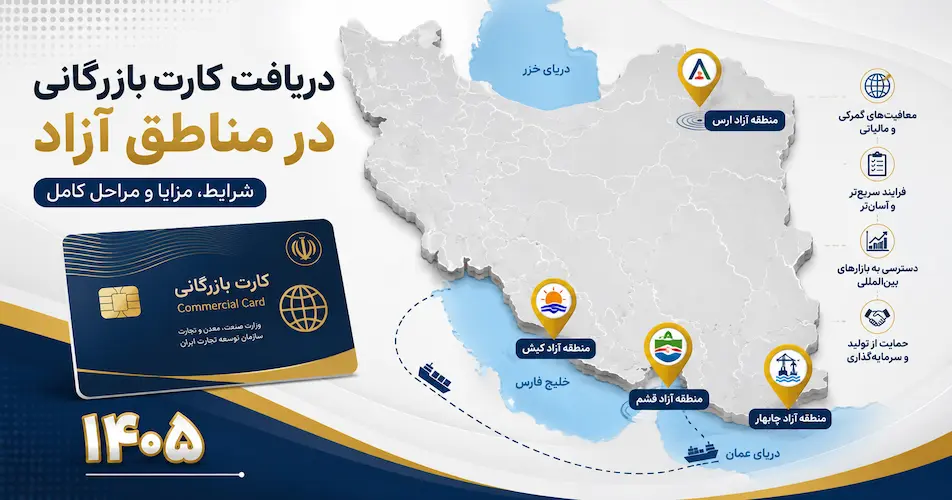 دریافت کارت بازرگانی در مناطق آزاد