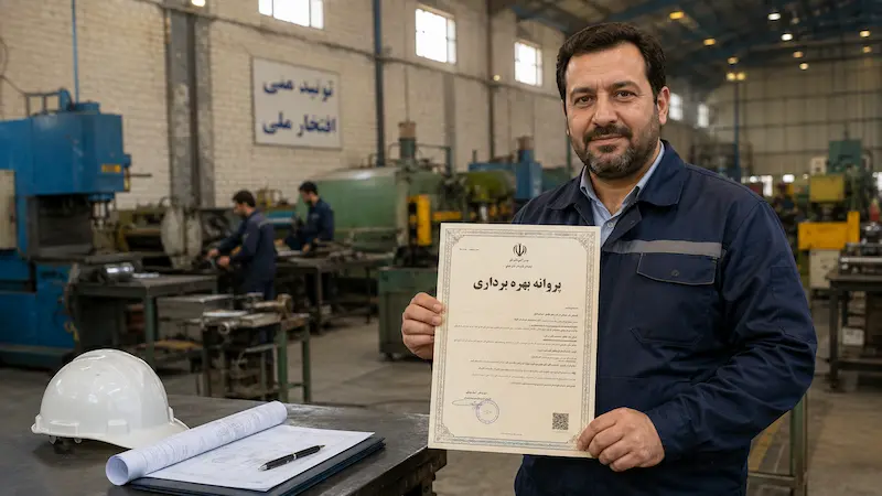 پروانه بهره برداری